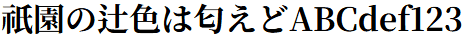 Noto Serif JP Bold